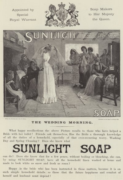 Publicité, Savon Sunlight - John Henry Frederick Bacon