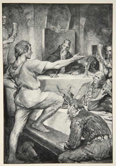 Beowulf répond avec hauteur à Hunferth, de 