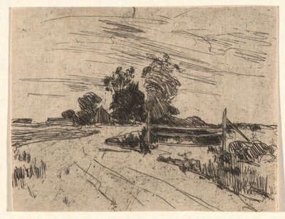 Route avec clôture - John Henry Twachtman