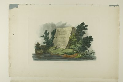 Page de titre, vignette et première planche du premier numéro de Vues pittoresques des paysages américains - John Hill