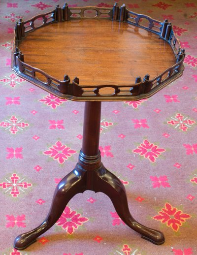 Table tripode George III (acajou) - John Hodson