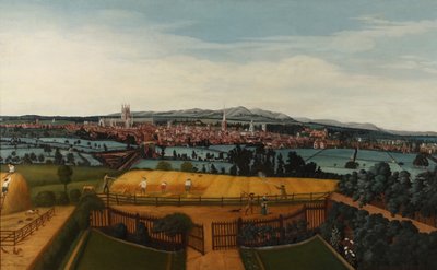Une perspective de Worcester depuis l