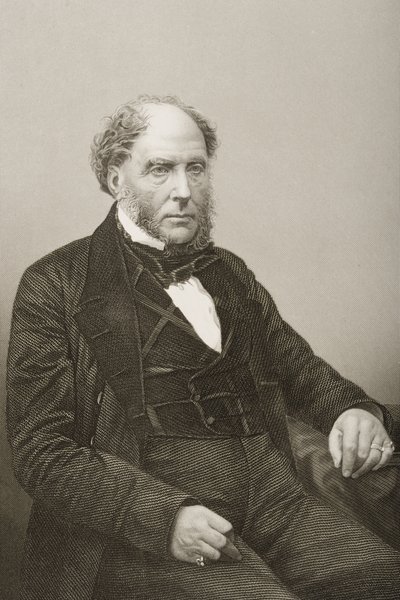 Sir Archibald Alison (1792-1867) gravé par D.J. Pound d