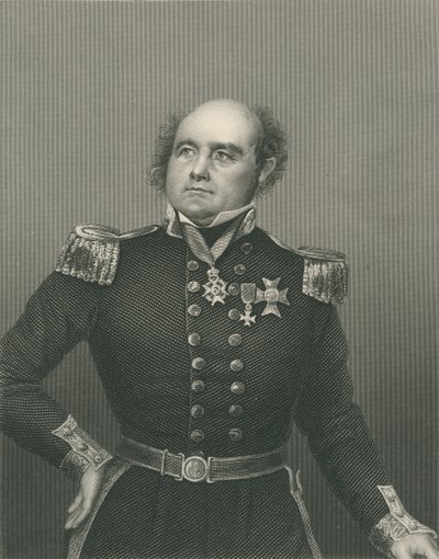 Sir John Franklin gravé par D.J. Pound d