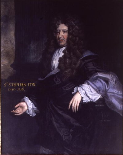 Sir Stephen Fox (1627-1716) Paymaster General - John James Bakker
