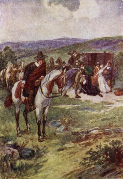 Assassinat de James Sharp, archevêque de St Andrews par des Covenanters militants, Magus Muir, Écosse - John Jellicoe