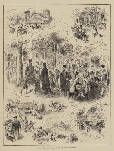 Les Jardins Suisses, Shoreham, près de Brighton - John Jellicoe