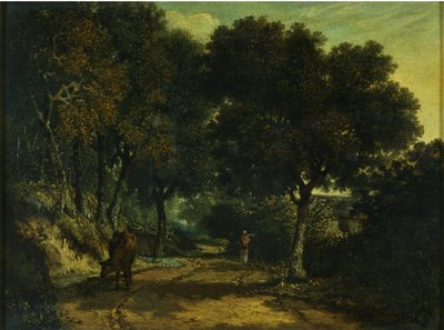 Une route de campagne ombragée - John Joseph Cotman