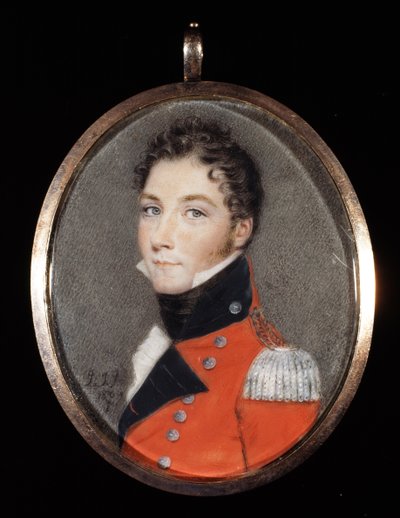 Officier non identifié, probablement du 14e Infanterie Native de Madras - John Junior Smart
