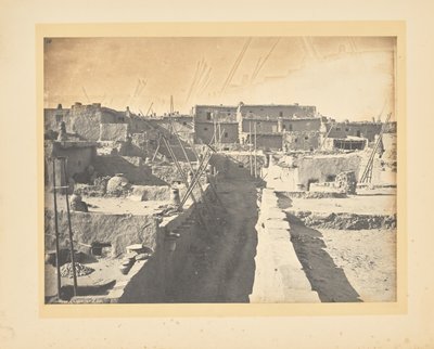 Cour centrale de Zuni - John K. Hillers