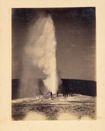 Old Faithful en éruption - John K. Hillers
