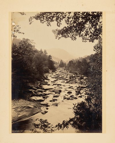 Sur le ruisseau Hickory Nut, Caroline du Nord - John K. Hillers