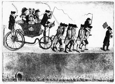 Une fantaisie ou une visite au Mud Bridge, 1786 - John Kay