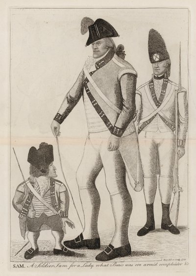 Sam McDonald, soldat écossais et homme fort connu sous le nom de Big Sam - John Kay