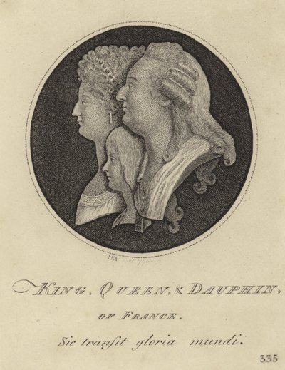 Le roi, la reine et le dauphin de France - John Kay