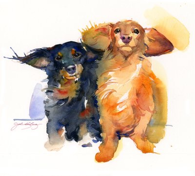 Duo de teckels - John Keeling