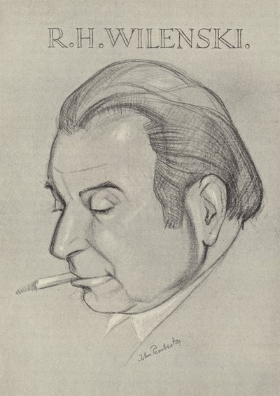 R H Wilenski, critique d