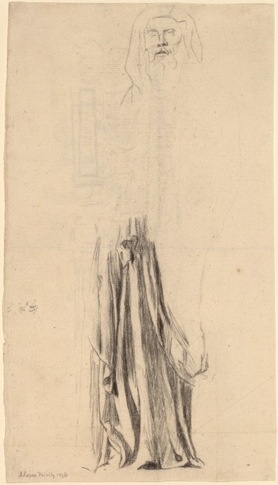 Étude pour Moïse - Église de la Trinité, Boston - John La Farge