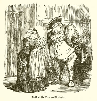 Naissance de la princesse Élisabeth - John Leech