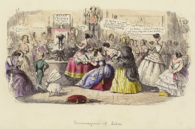 Conversazione de dames - John Leech