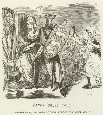 Bal costumé - John Leech