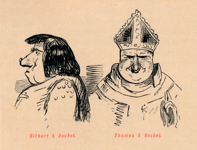 Gilbert a Becket, Thomas a Becket - John Leech