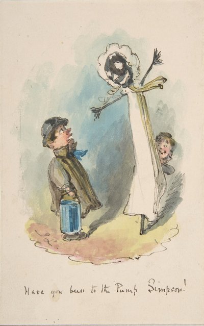 Avez-vous été à la pompe, Simpson, 1837-1864 - John Leech