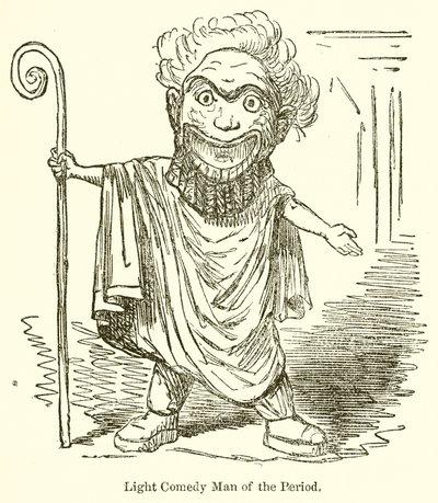 Homme de comédie légère de l