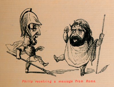 Philippe recevant un message de Rome, 1852 - John Leech