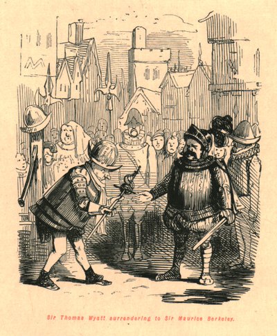 Sir Thomas Wyatt se rendant à Sir Maurice Berkeley, 1897 - John Leech