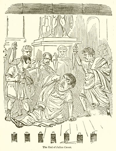 La fin de Jules César - John Leech
