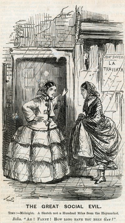 Le grand mal social (gravure) - John Leech