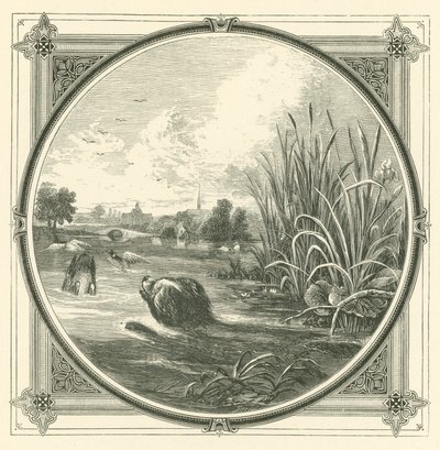 Il y a bien des glissements entre la coupe et les lèvres (gravure) - John Leighton