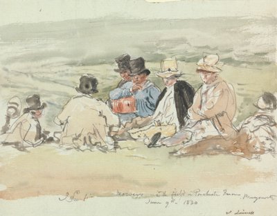 Faucheurs dans le champ à Porchester Terrace, Bayswater, 9 juin 1830 - John Linnell