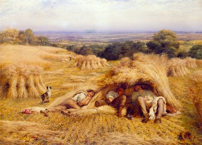 Le Repos de midi, 1862 - John Linnell