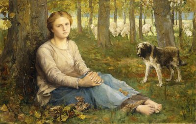 Une bergère et son troupeau, 1878-9 - John Macallan Swan