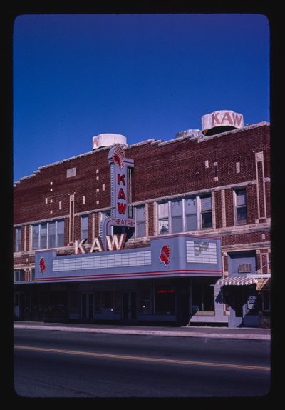 Kaw Theater, Washington Street, Junction City, Kansas, États-Unis - John Margolies