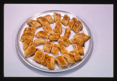 Knishes, pommes de terre et fromage, Menges Resort, Livingston Manor, New York, USA - John Margolies