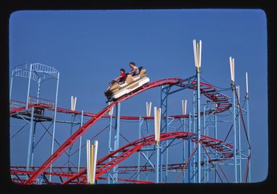 Wagon de montagnes russes, Atlantic City, New Jersey, États-Unis - John Margolies