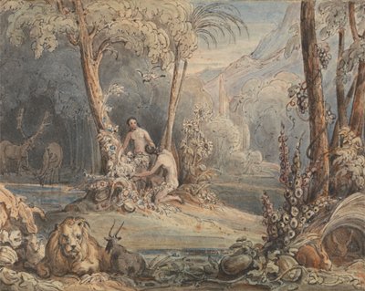 Adam et Ève - John Martin