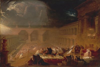 Le festin de Belshazzar - John Martin