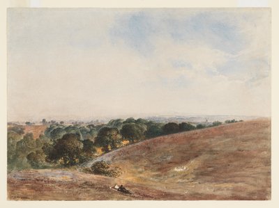 Vue sur les South Downs - John Martin