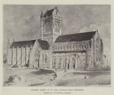Abbaye de Paisley telle qu