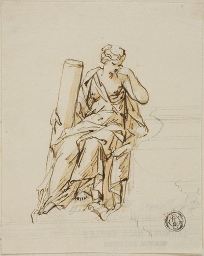 Fortitude : Conception non exécutée pour le monument au premier duc de Marlborough - John Michael Rysbrack