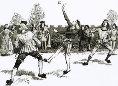 Jeu de Paume, une sorte de handball - John Millar Watt
