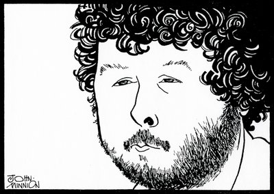 BIRTWISTLE, Harrison - caricature de John Minnion Compositeur anglais - John Minnion