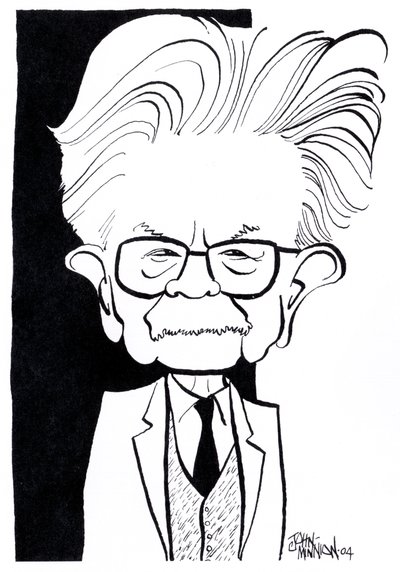 Elias Canetti, caricatures - John Minnion