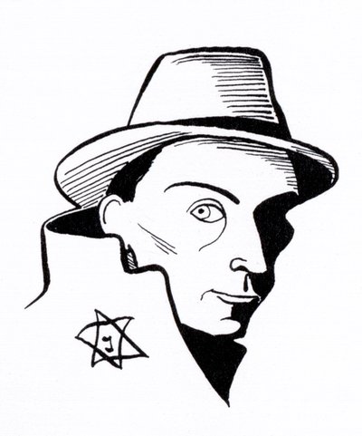Felix Nussbaum, caricature - John Minnion