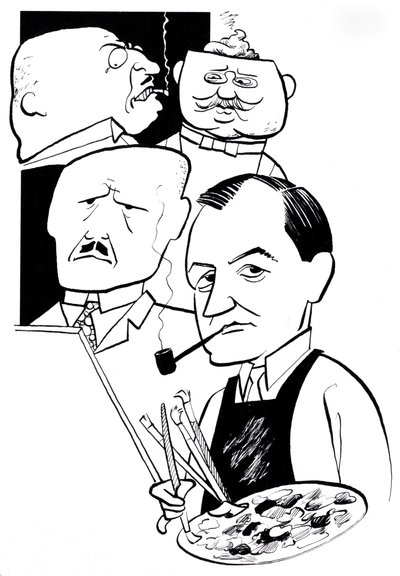 George Grosz, caricature - John Minnion