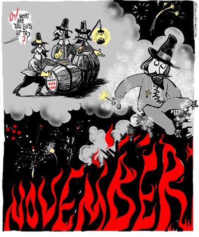 Journée Guy Fawkes, 5 novembre - John Minnion